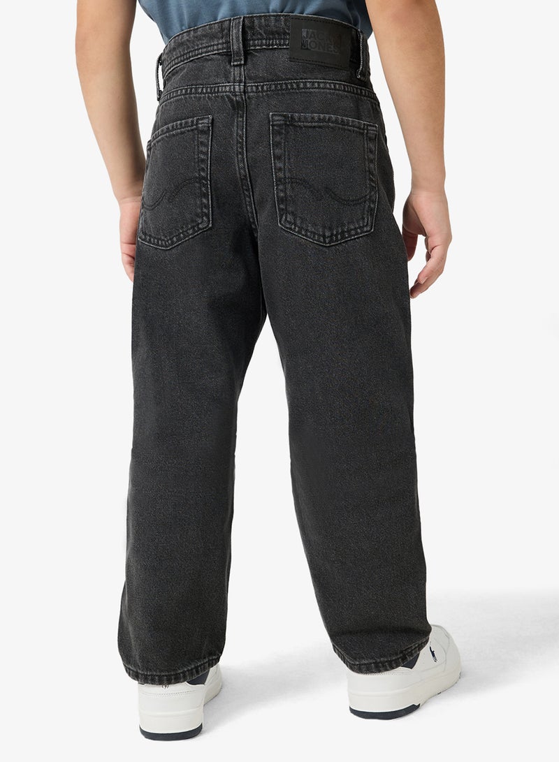 Jack & Jones Junior Kids Jjichris Sq 737 Straight Jeans - Image 3